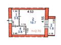 1-бөлмелі пәтер · 28.1 м² · 3/9 қабат, Аэропорт 1 шағын ауданы, Уральская 45А — Бывш. ул. Уральская, бағасы: 19 млн ₸ в Костанае, Микрорайон Аэропорт 1 — фото 2