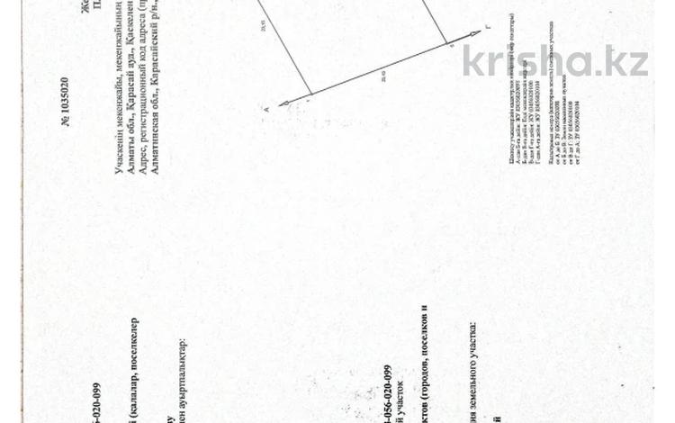Участок 7 соток, Южный за 20 млн 〒 в Каскелене — фото 2