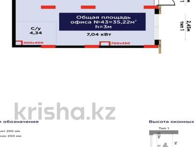 Свободное назначение, офисы, магазины и бутики, салоны красоты, медцентры и аптеки, образование, развлечения · 35.22 м² за 45 млн ₸ в Астане, Нура р-н