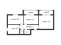 3-бөлмелі пәтер · 90 м² · 4/5 қабат, Чкалова, бағасы: 51 млн ₸ в Костанае — фото 5