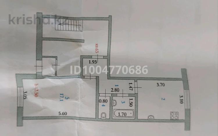 1-комнатная квартира · 39.7 м² · 1/5 этаж, Опытный 2 — Ауыл шаруашылык коледж за 6.8 млн ₸ в Актобе — фото 2