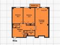 3-комнатная квартира · 94.3 м² · 4/10 этаж, Кудайбердиулы 17 за 40.9 млн ₸ в Астане, Алматы р-н — фото 2