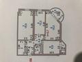 3-комнатная квартира · 77.6 м² · 8/9 этаж, мкр Нурсат 217 — Аллея за 29 млн ₸ в Шымкенте, Каратауский р-н
