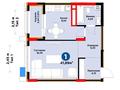 1-комнатная квартира · 42 м² · 4/9 этаж, Е-899 10 за 34 млн ₸ в Астане, Нура р-н