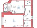 1-бөлмелі пәтер · 44 м² · 1/5 қабат, мкр. Алтын орда, Тәуелісіздік 22/1, бағасы: 22.7 млн ₸ в Актобе — фото 14