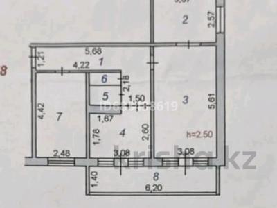 3-комнатная квартира, 59.3 м², 1/5 этаж, Телецентр 4 — Телевышка за 14.3 млн 〒 в Таразе