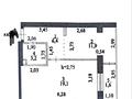 1-бөлмелі пәтер · 42 м² · 9/9 қабат, Байтурсынова 39 — Жумабаева, бағасы: 23.3 млн ₸ в Астане, Сарайшык р-н — фото 8