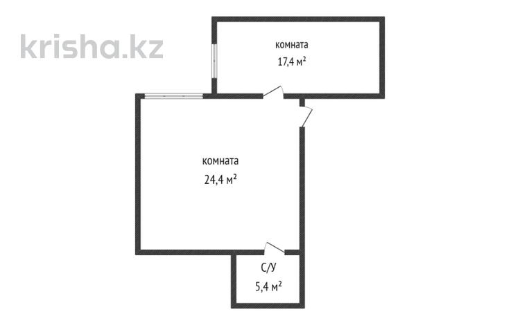 2-комнатная квартира, 53.7 м², 2/3 этаж, Пахомова 14 за ~ 14 млн 〒 в Усть-Каменогорске — фото 2