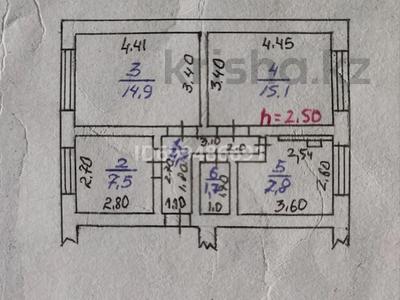 3-комнатная квартира · 52 м² · 2/2 этаж, Акжайыкский пер. 3 — Напротив Цон . за 3 млн 〒 в Чапаеве