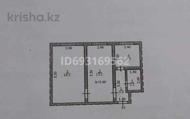 2-комнатная квартира, 42.6 м², 1/4 этаж, Аблайхана 205 — Жарокова за 16 млн 〒 в Талгаре — фото 8
