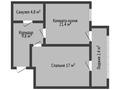 2-бөлмелі пәтер · 55.6 м² · 4/6 қабат, Микрорайон Береке 45, бағасы: 31 млн ₸ в Костанае — фото 2