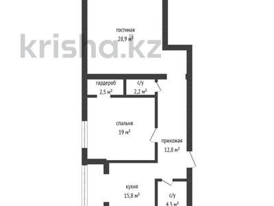 2-комнатная квартира, 55 м², 12/12 этаж, 11 мкр за 17.5 млн 〒 в Актобе