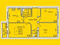 3-комнатная квартира · 74.74 м² · 4/5 этаж, Назарбаева 232а — Возле Тд Байтерек, за магазином Анна за ~ 27 млн ₸ в Петропавловске — фото 7