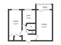 2-комнатная квартира · 45 м² · 2/5 этаж, Комсомольский 34 за 11.5 млн ₸ в Рудном — фото 11