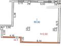 3-бөлмелі пәтер · 90 м² · 1/7 қабат, Сулейманова 17/1, бағасы: 31.5 млн ₸ в Таразе
