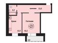 1-комнатная квартира, 52.7 м², Акбидай 11Б за ~ 14 млн 〒 в Кокшетау — фото 2
