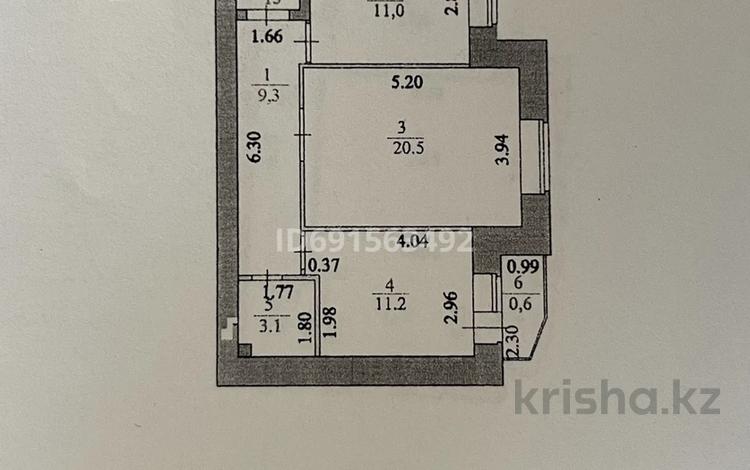 2-комнатная квартира, 58 м², 3/14 этаж, Рыскулбекова 16/1 за 23 млн 〒 в Астане, Алматы р-н — фото 2
