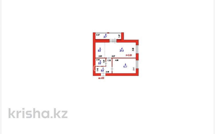 2-бөлмелі пәтер · 57.7 м² · 2/12 қабат, ​Улица Шамши Калдаяков, 46 46, бағасы: 21.5 млн ₸ в Астане, Сарайшык р-н — фото 10