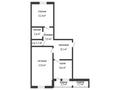 2-комнатная квартира · 55.9 м² · 3/5 этаж, мкр 8, 101 стелковой бригады — Абилкайыр Хана за 16 млн ₸ в Актобе — фото 12