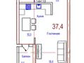 1-бөлмелі пәтер · 37.4 м² · 2/7 қабат, Естай 39/3, бағасы: 18.5 млн ₸ в  — фото 3