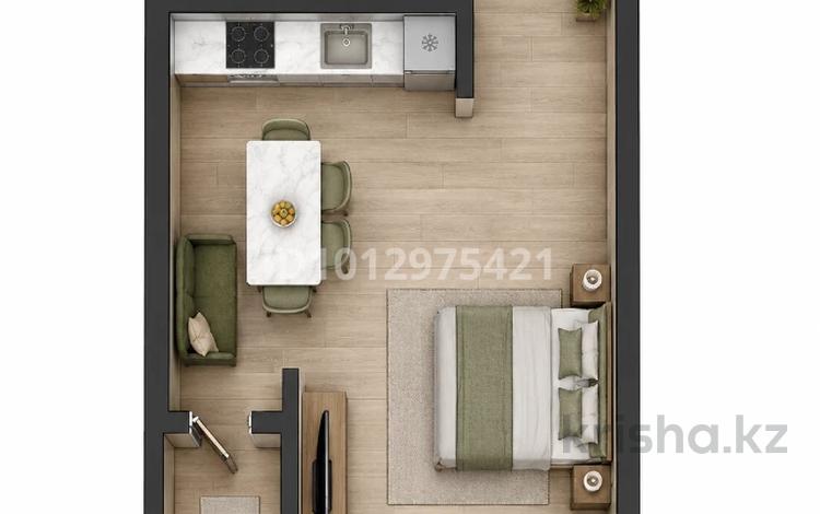 1-бөлмелі пәтер · 37.4 м² · 2/7 қабат, Естай 39/3, бағасы: 18.5 млн ₸ в  — фото 24