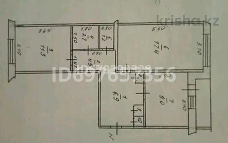 2-бөлмелі пәтер, 54 м², 2/5 қабат, мкр Северо-Восток 33 — Возле 34 школы-гимназии, бағасы: 19 млн 〒 в Уральске, мкр Северо-Восток — фото 2