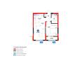 2-комнатная квартира · 48 м², проспект Байдибек би за 22 млн ₸ в Шымкенте, Абайский р-н