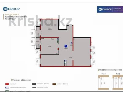 4-бөлмелі пәтер, 211 м², 3/3 қабат, Микрорайон Мирас 115, бағасы: 425 млн 〒 в Алматы, Бостандыкский р-н