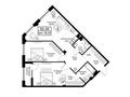 2-комнатная квартира · 92.26 м², Микрорайон Акжайык, участок 1988А за ~ 43.6 млн ₸ в Шымкенте, Абайский р-н — фото 3