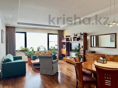 3-бөлмелі пәтер · 117.5 м² · 7/7 қабат, Калдаякова — Кабанбай Батыра, бағасы: 147 млн ₸ в Алматы, Медеуский р-н