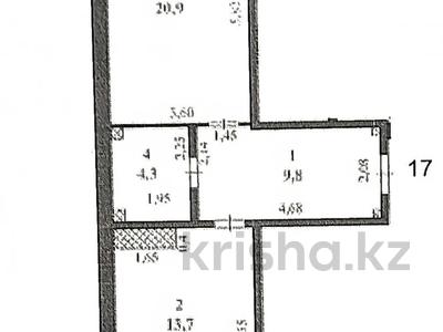 1-бөлмелі пәтер · 50 м² · 4/9 қабат, Тұран ш/а, Байдибек би 250, бағасы: 22 млн ₸ в Шымкенте, Каратауский р-н