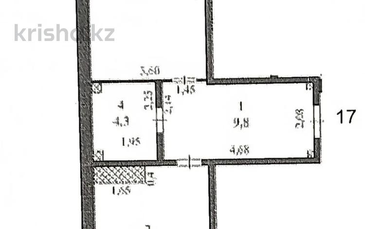 1-комнатная квартира · 50 м² · 4/9 этаж, мкр Туран , Байдибек би 250 за 22 млн ₸ в Шымкенте, Каратауский р-н — фото 2