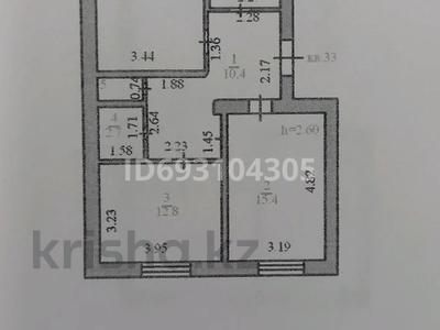 3-комнатная квартира, 68.8 м², 4/6 этаж, брусиловского — абая-брусиловского за 30 млн 〒 в Астане, р-н Байконур