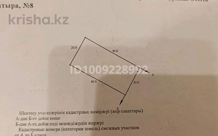 Жер телімі · 8 сотық, Түймебай 8, бағасы: 20 млн ₸ в Туймебая — фото 2