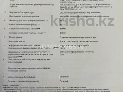 Участок · 4 га, Айша-Биби за 25 млн ₸