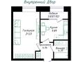 1-комнатная квартира · 42 м² · 10/12 этаж, Чингиз Айтматов 30а за 23.5 млн ₸ в Астане, Нура р-н — фото 2