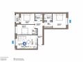4-комнатная квартира · 106 м², Турар Рыскулов 18/5 за 75 млн ₸ в Астане, Есильский р-н