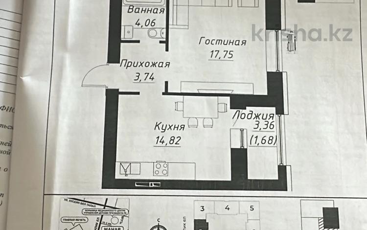 1-бөлмелі пәтер · 42 м² · 3 қабат, Е 496 7 — Мангилик ел, бағасы: 27 млн ₸ в Астане, Есильский р-н — фото 2