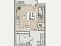 1-бөлмелі пәтер · 34.1 м² · 2/5 қабат, Карасай батыра, бағасы: 18.9 млн ₸ в 