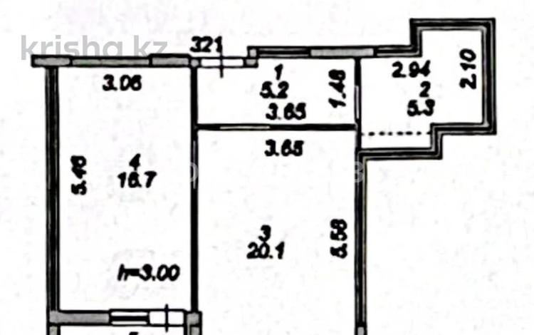 2-бөлмелі пәтер · 49 м² · 6/9 қабат, Жошы Хан, бағасы: 44 млн ₸ в Астане, Есильский р-н — фото 2