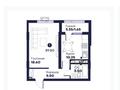 1-бөлмелі пәтер · 39.5 м² · 4/14 қабат, вдоль ул.Толеметова 160б, бағасы: 16.9 млн ₸ в Шымкенте, Абайский р-н — фото 2