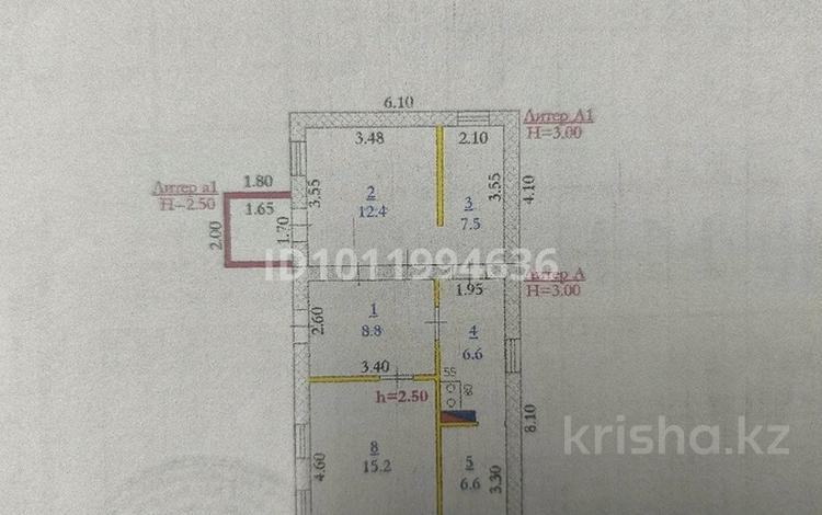 Жеке үй · 3 бөлме · 57.1 м² · 2.97 жүзд., Жанибек-хана — Жанибек-хана и Жургенова, бағасы: 12 млн ₸ в Актобе, мкр. Курмыш — фото 2