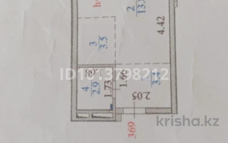 1-бөлмелі пәтер · 23.6 м² · 8/13 қабат, кошкарбаева — 1 больница, бағасы: 13 млн ₸ в Астане, Алматы р-н — фото 2