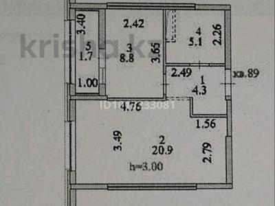 1-комнатная квартира · 40.8 м² · 4/12 этаж, Е 882 за 23.4 млн ₸ в Астане, Нура р-н