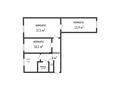 3-бөлмелі пәтер · 57.9 м² · 1/2 қабат, Терешковой, бағасы: 18 млн ₸ в Затобольске (Тобыле) — фото 8