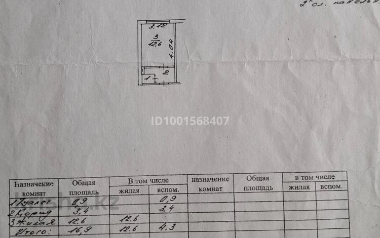 1-бөлмелі пәтер · 17 м² · 4/4 қабат, мкр №7 1 — Просп. Абая и просп. Алтынсарина, бағасы: 12.5 млн ₸ в Алматы, Ауэзовский р-н — фото 2