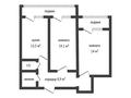 2-комнатная квартира · 67.7 м² · 1/9 этаж, Береке 51 за 31 млн ₸ в Костанае — фото 18