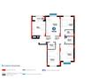 4-комнатная квартира · 119 м² · 3/9 этаж, Толе би 59 за 85 млн ₸ в Астане, Нура р-н