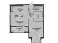 2-комнатная квартира · 62.8 м² · 5/9 этаж, Проспект Аль-Фараби и улица Маркова за ~ 100.5 млн ₸ в Алматы, Бостандыкский р-н