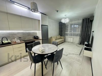 2-бөлмелі пәтер · 55 м² · 8/12 қабат, мкр Гажайып 5 — Монке би, бағасы: 54.5 млн ₸ в Алматы, Алатауский р-н